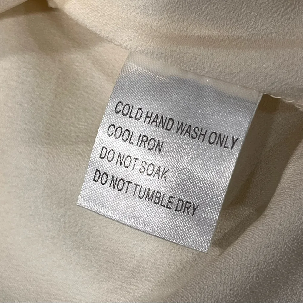 Princess Polly Marseille Cream Satin Mini Slip Dress size 10 - Image 9