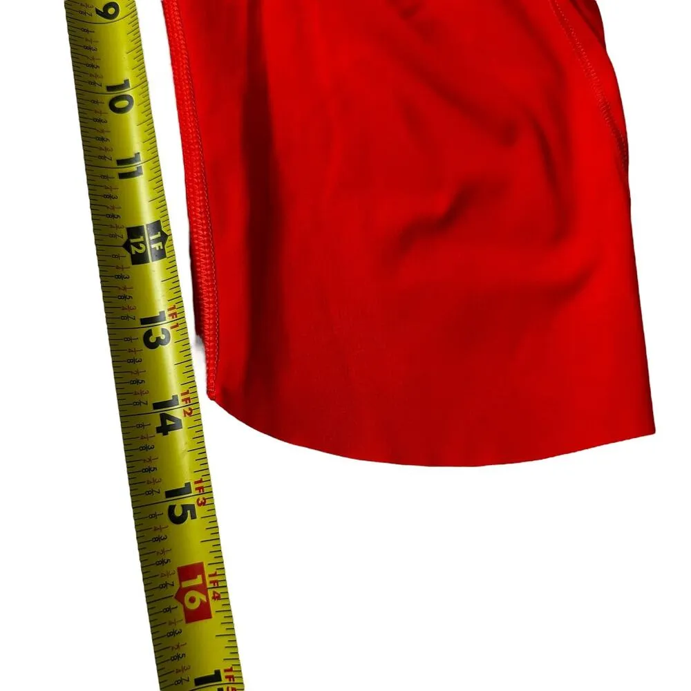 Athleta Orange Athletic Capri Leggings Petite Size Medium | 15-25 - Image 7