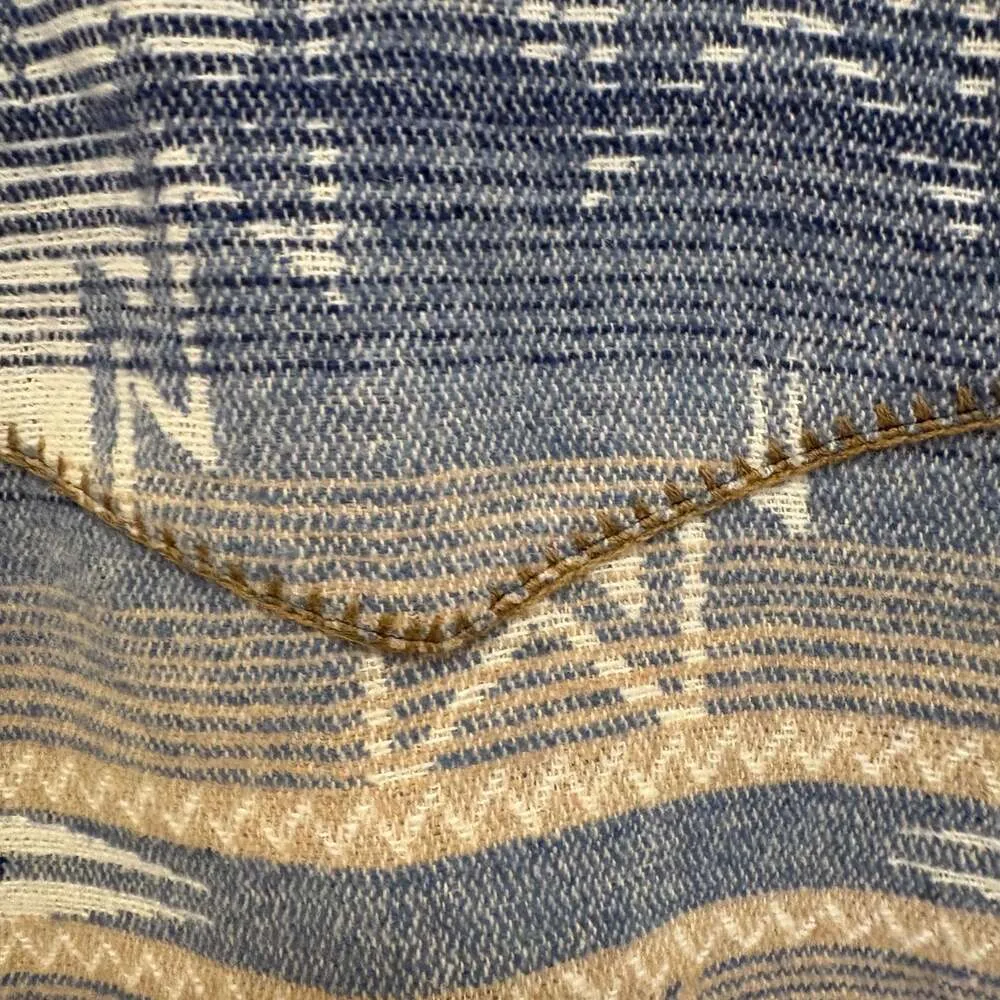 Idyllwind  women’s medium woven aztec jacket / shacket boho - Image 10