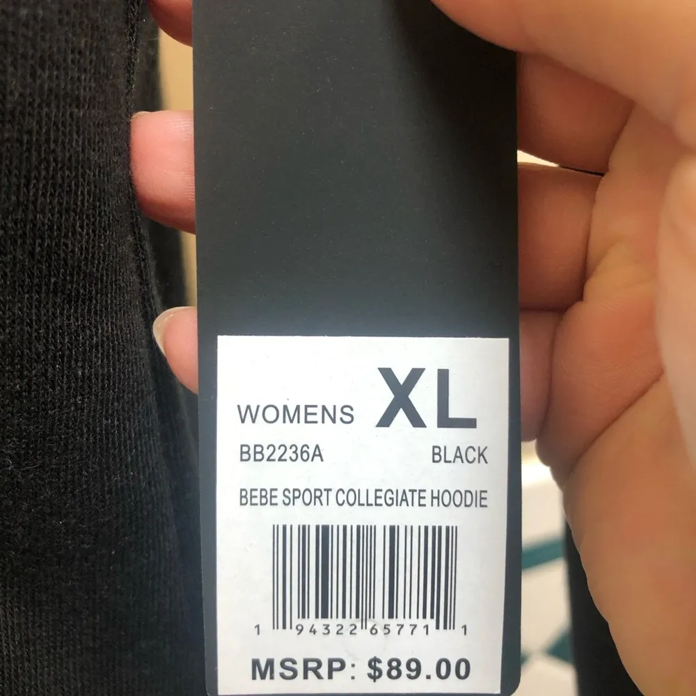 NWT BEBE SPORT COLLEGIATE HOODIE - Image 7