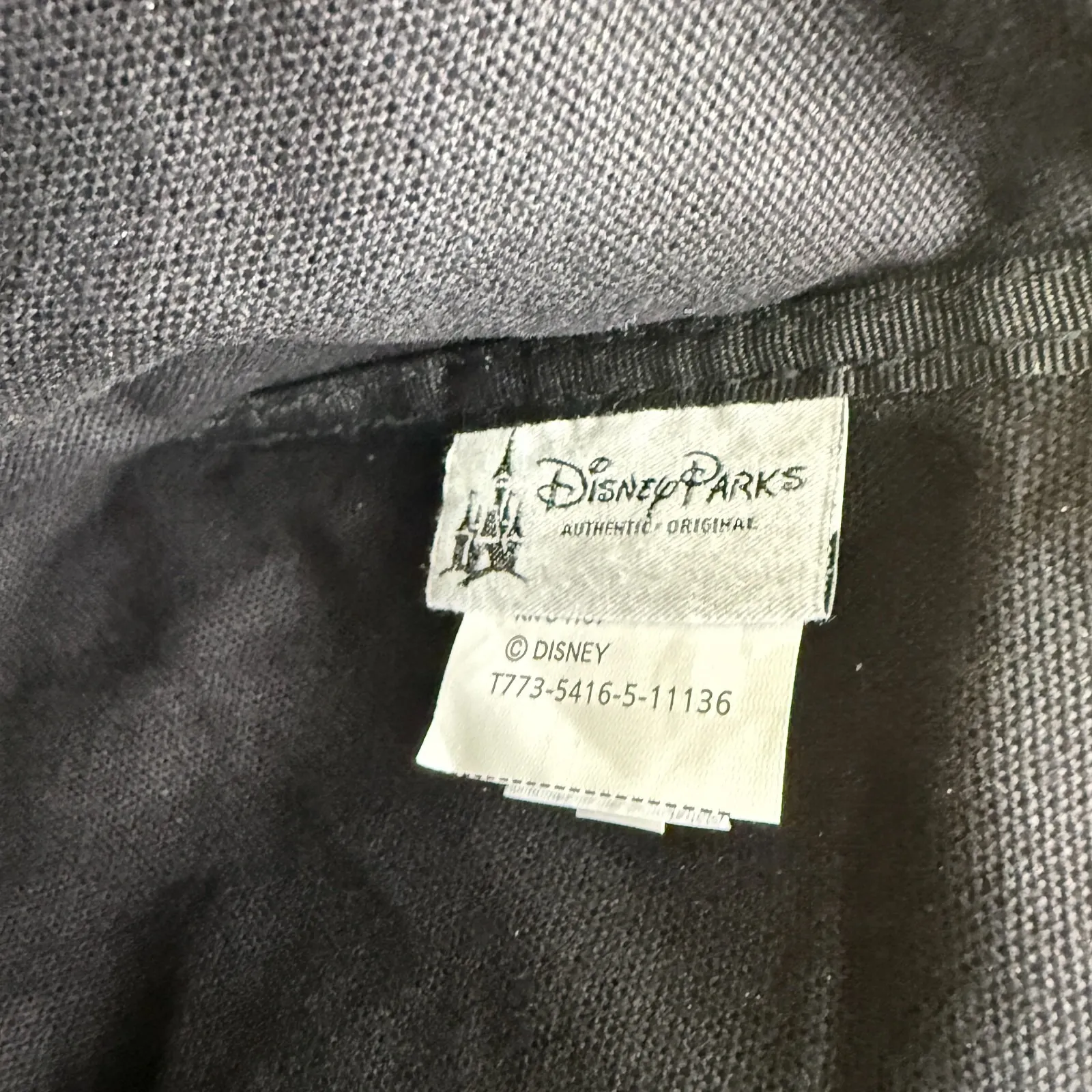 Disney Parks Mickey Mouse Black Gold Glitter Large Canvas Tote Shopping‎ Bag NWT - Image 4