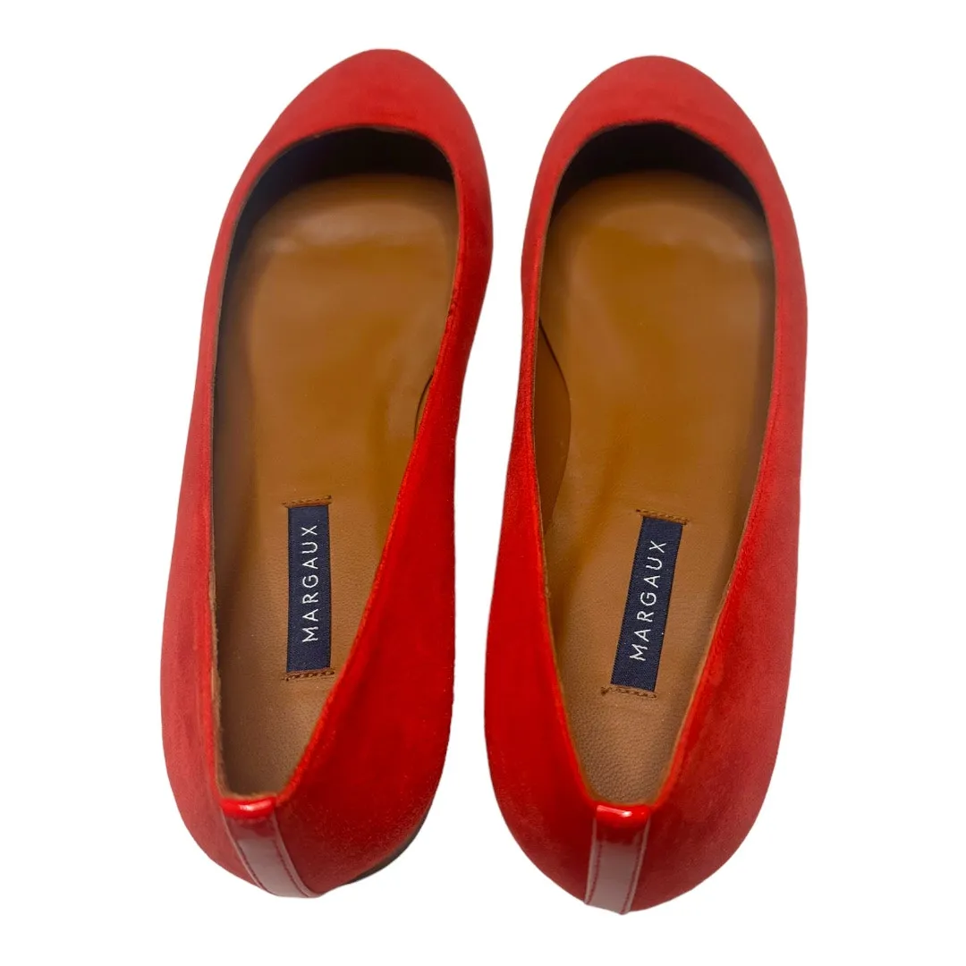 Margaux The Classic Suede Ballet Flats Poppy Red Size 42.5 / 12 - Image 7