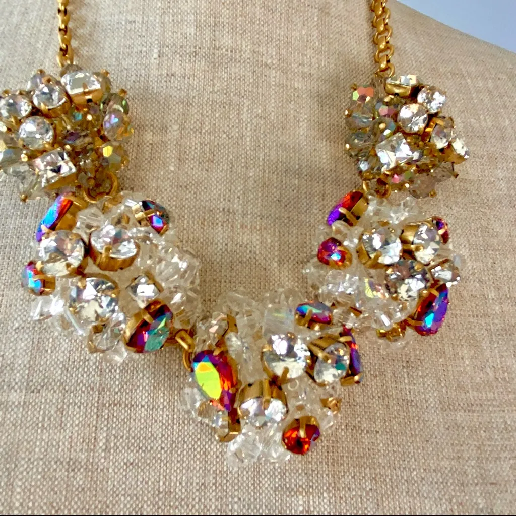 J.Crew • Jeweled Geometric Crystal Spears Necklace - Image 9