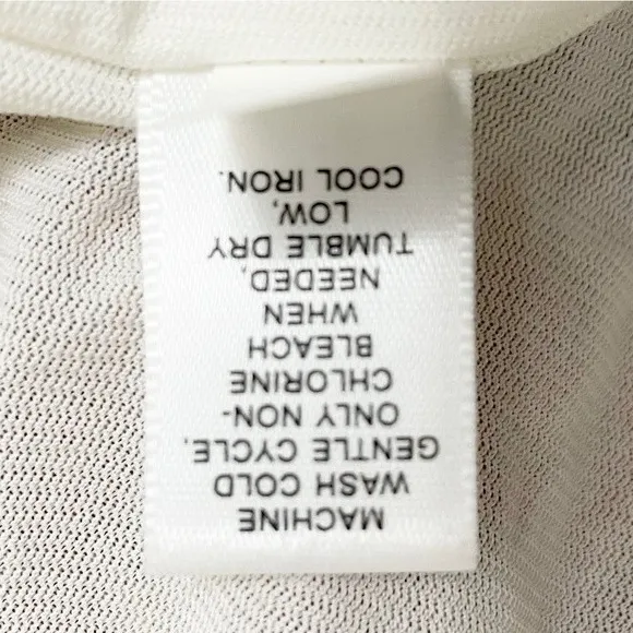 NWT Banana Republic Dress Neutral Autumn Geometric Stripe Knit Size Large VTG - Image 11