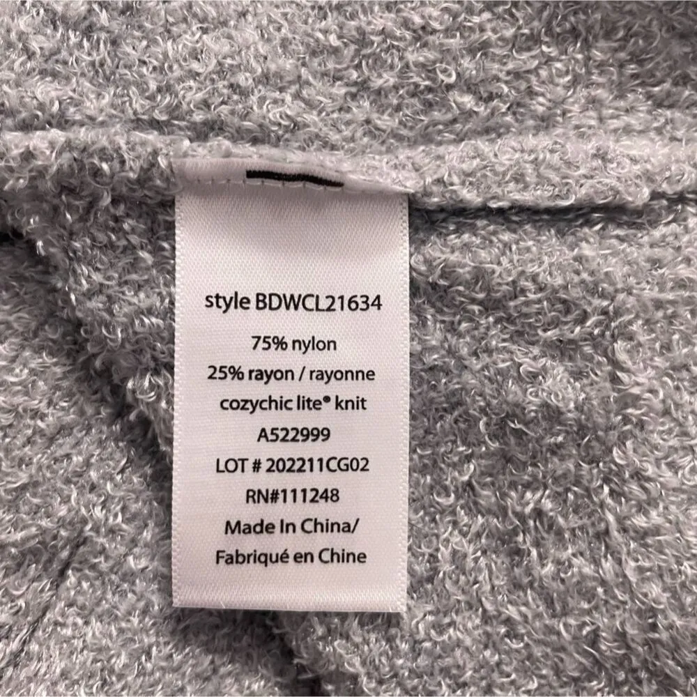 Barefoot Dreams Size XL  CozyChic Lite Lace-Up Pullover $140 - Image 8