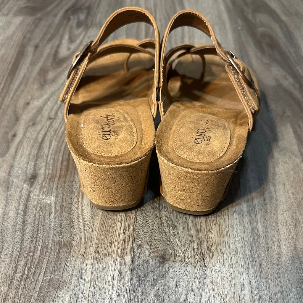 Eurosoft Women's Tan Sandals Size 10 - Image 5