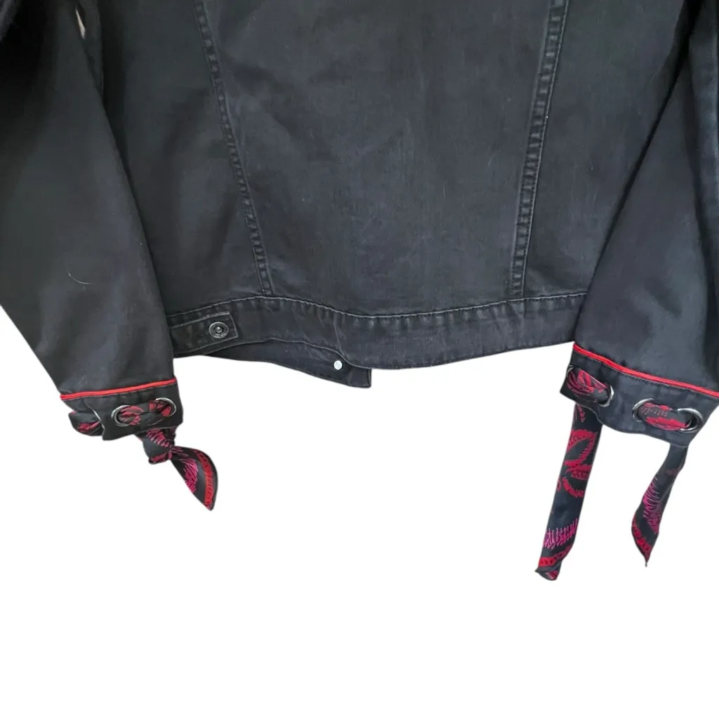 Desigual Black Denim Jacket - Image 8