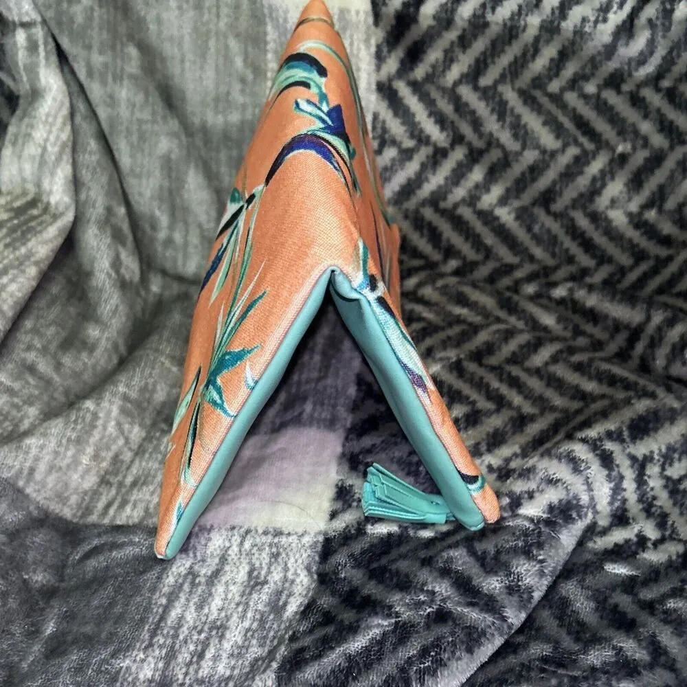 Rachel Pally Reversible Clutch, Bird of Paradise Floral Print,  Tassel - Image 8