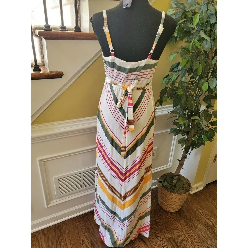 Old Navy Women White Casual Dress Small - Image 6