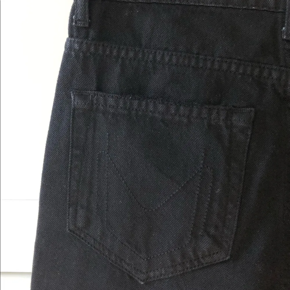 Show Me Your MuMu High Rise Black Ankle Crop Jeans, Brooklyn Distressed sz. 24 - Image 6