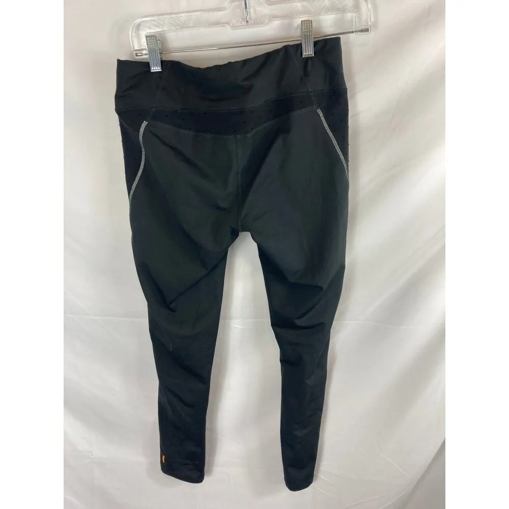 Lucy Womens Lucy Tech Black Small Slit Split Mesh Leggings Medium - Image 6