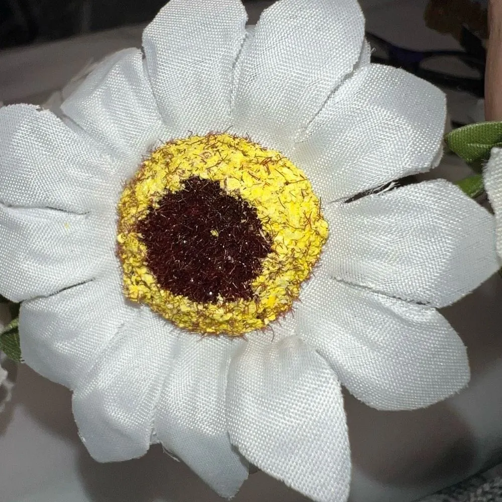 G by Gennaro Boho Hippy Wired Flower Head Piece Green - Image 5