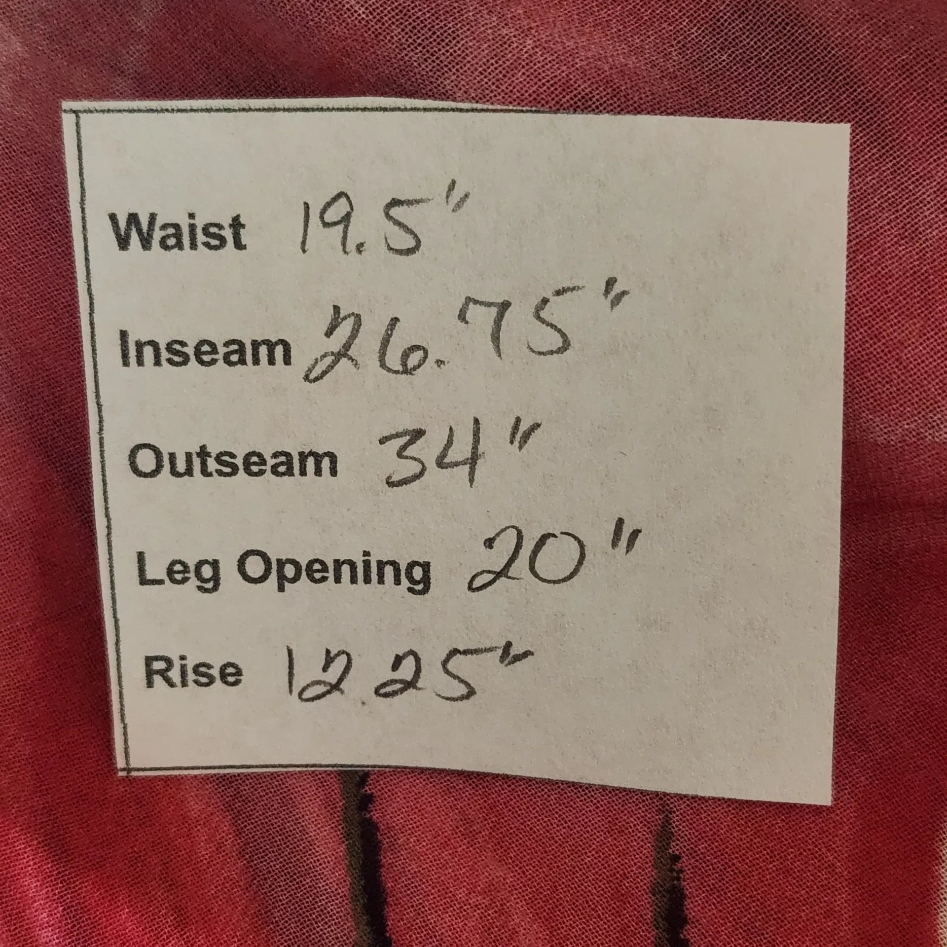 Pyramid Collection Pink Floral Boho Wide Leg Pants with Asymmetrical Hem Size 1X - Image 2