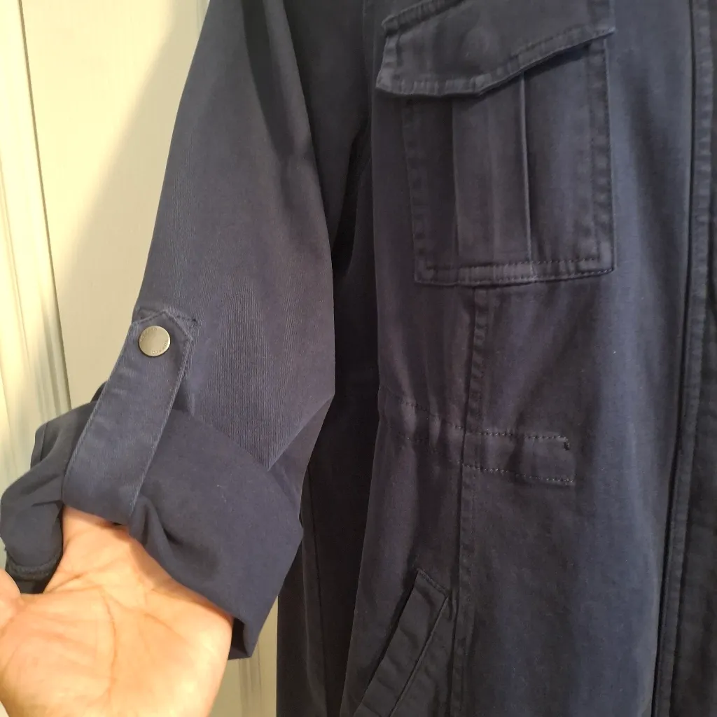 Torrid Sz 2 Dark Blue Utility Jacket - Image 5