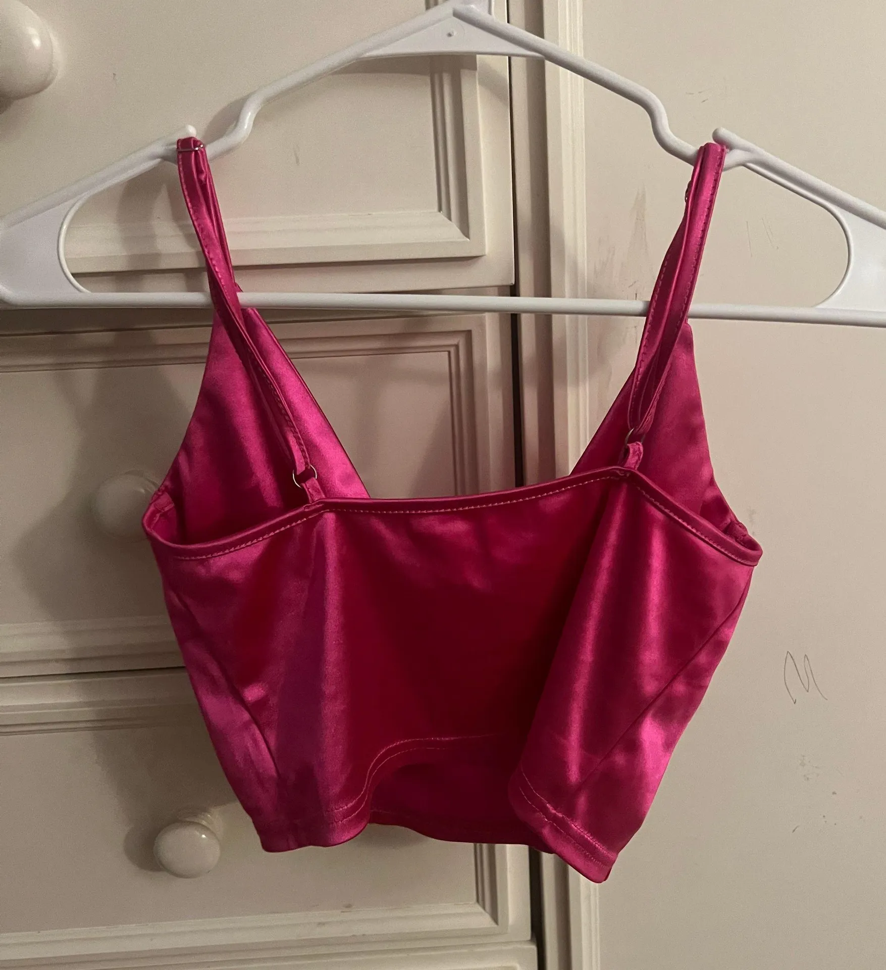 pink crop corset top - Image 3