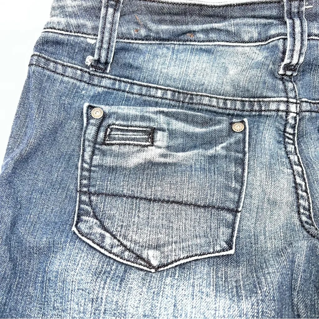 Zana-di Wormen's Skinny Dark Wash Jeans w/Studs Down the Outer Thigh-Jr. Size 9 - Image 7