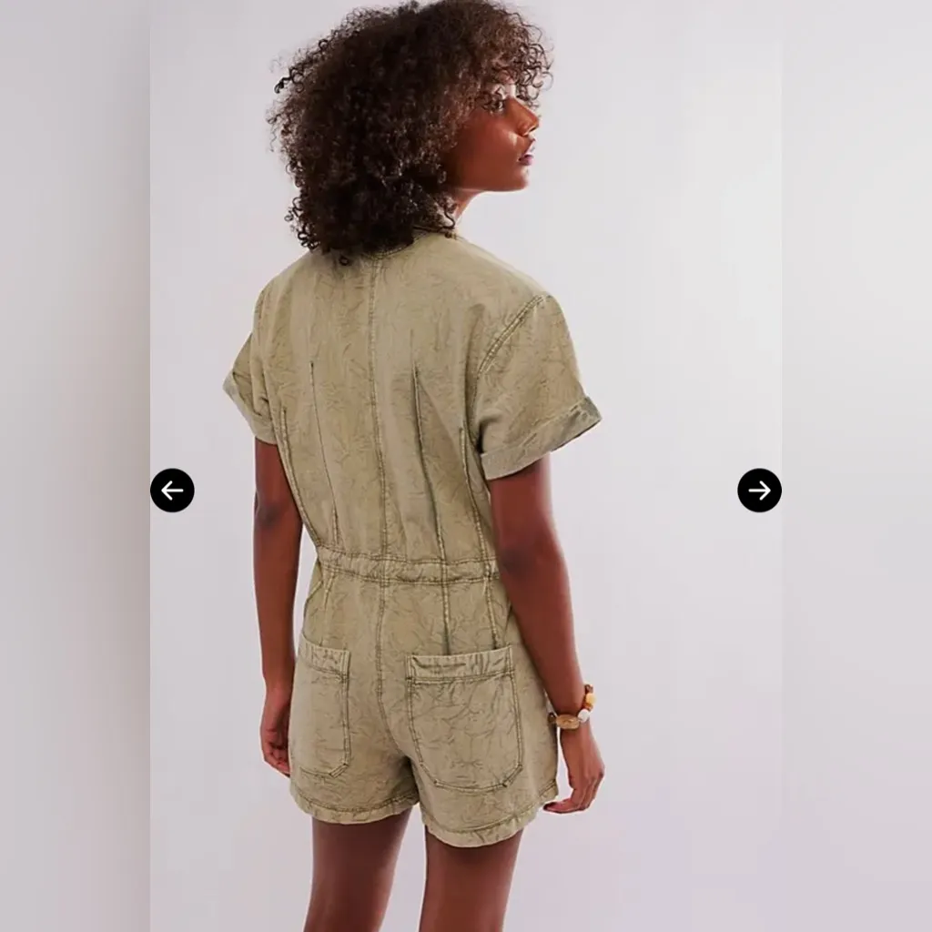 ❤️COPY - Free people Rhodes Chino Coverall romper - Image 4