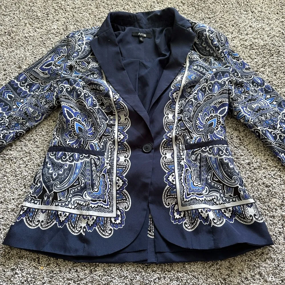 Women’s printed blazer - Image 3