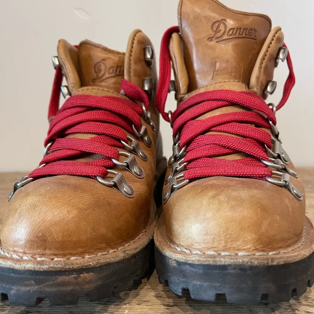 DANNER HIKING BOOTS Tan Size 7.5 - Image 7