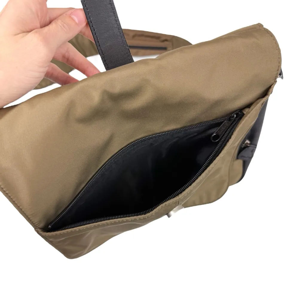 Ameribag New Yorker Messenger Crossbody Travel Bag Taupe Brown Tan - Image 7