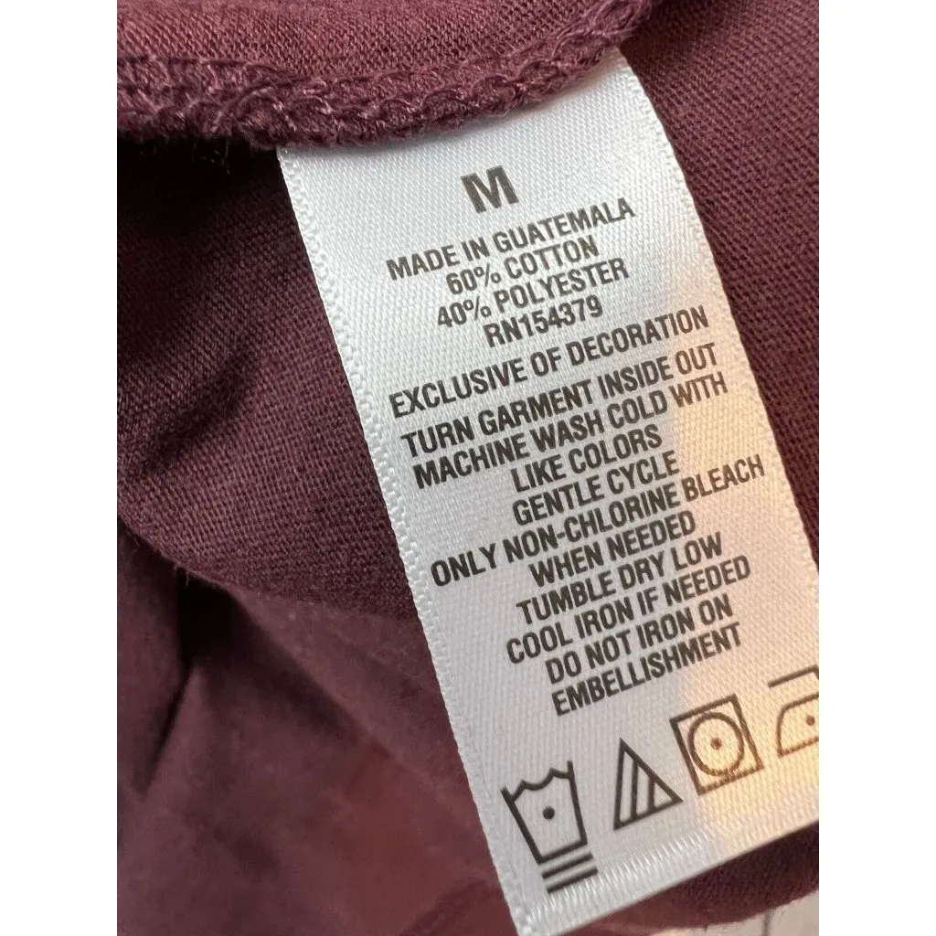 NWT Aeropostale Tee Shirt Classic Crew Medium T-Shirt‎ Butterfly Butterflies Y2K - Image 6