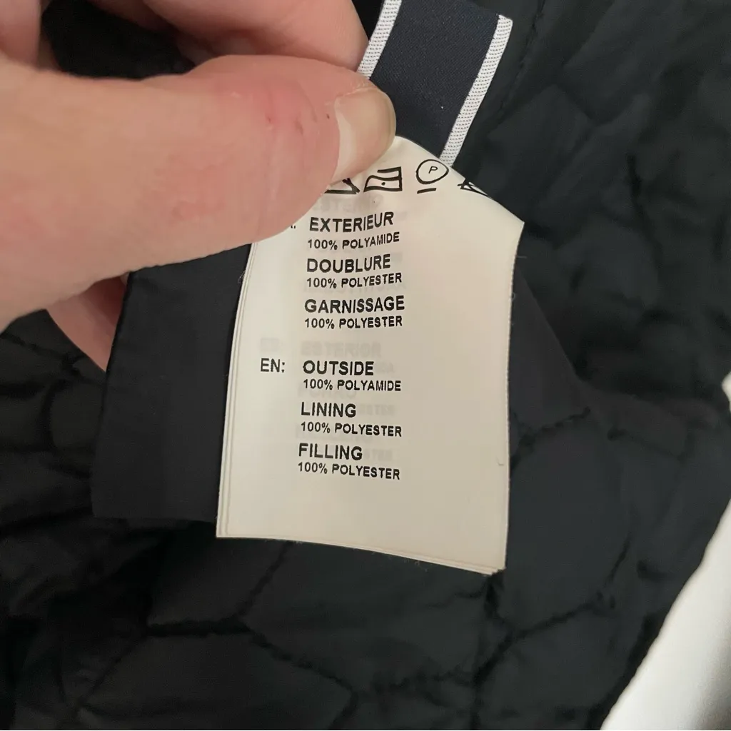 Rossignol Faux Fur Vest Black Winter Size 48 or XL - Image 11