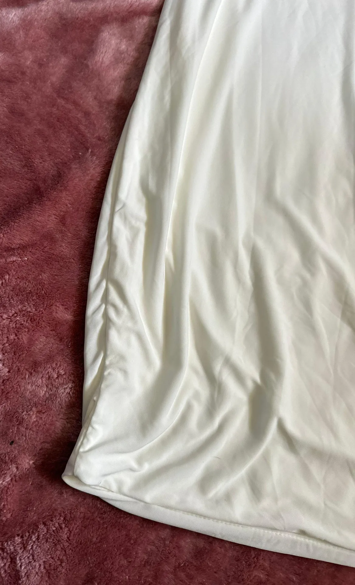 WHITE BODYCON SKIRT - Image 2