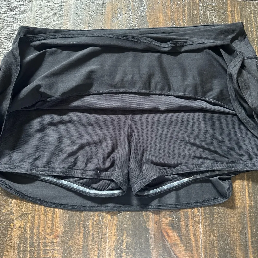 Athleta Black Swagger Tier Ruffle Tennis Skirt Size XL - Image 9