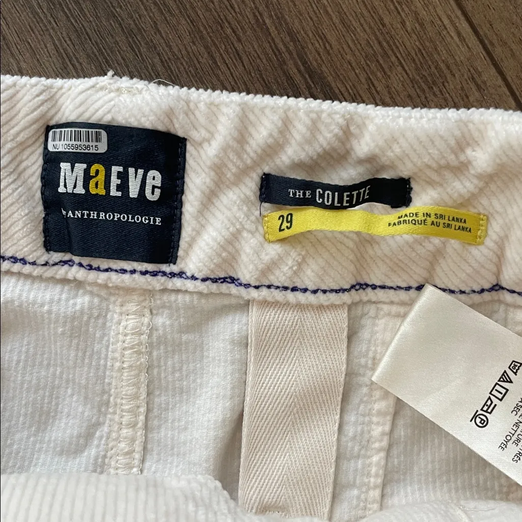 Anthropologie Maeve Collette Corduroy Wide Leg Pants - Image 3