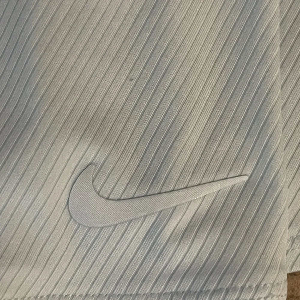 Nike Dri-Fit Court Flouncy Tennis Skirt Skort Size Large Light Blue - Image 3