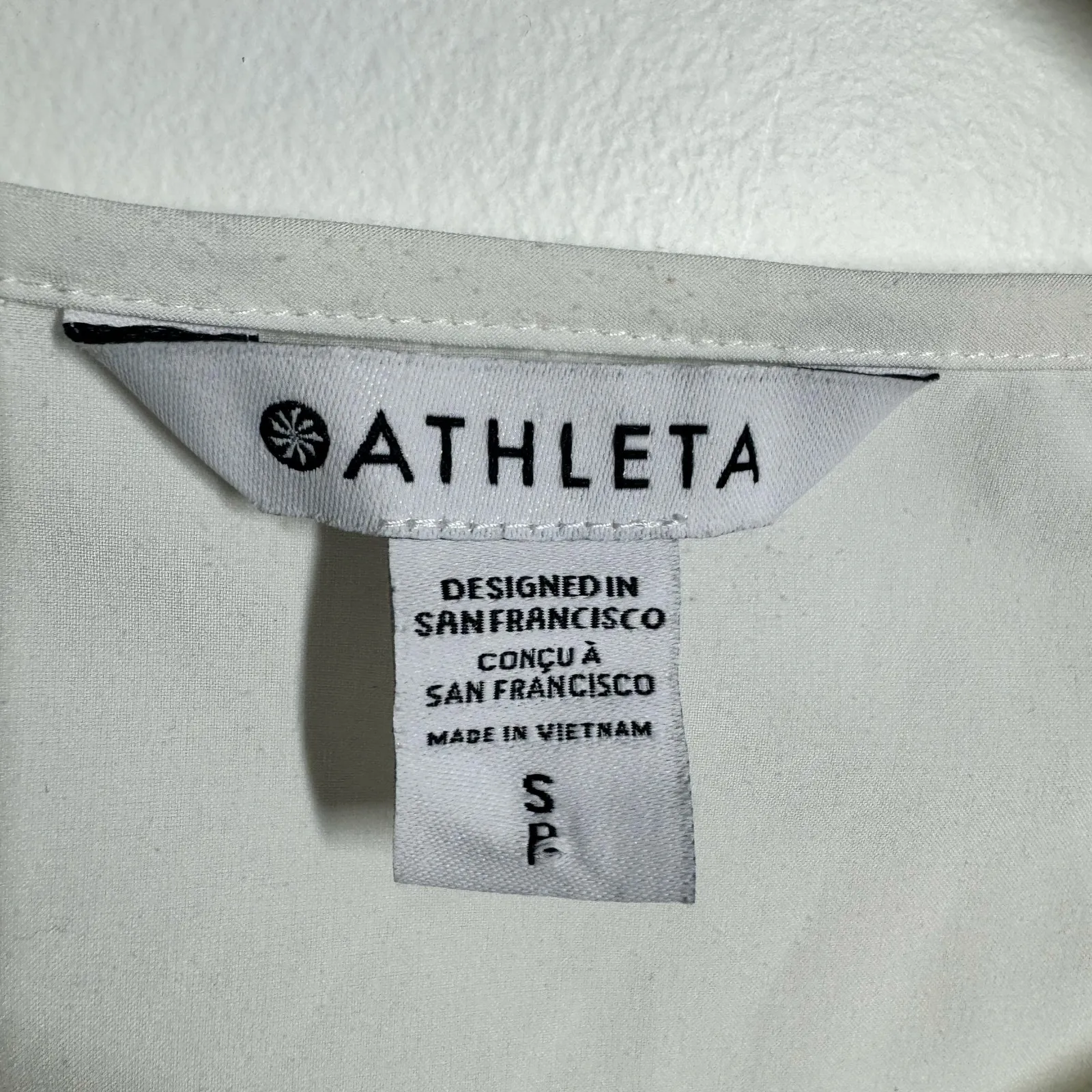 ATHLETA ZEPHYR REFINED TANK Women S WHITE Athleisure Yoga Minimal Gym Casual - Image 5