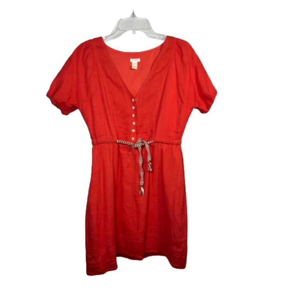 J crew Rumi gauzy dress cotton dress SIZE 0 resort beach preppy - Image 2