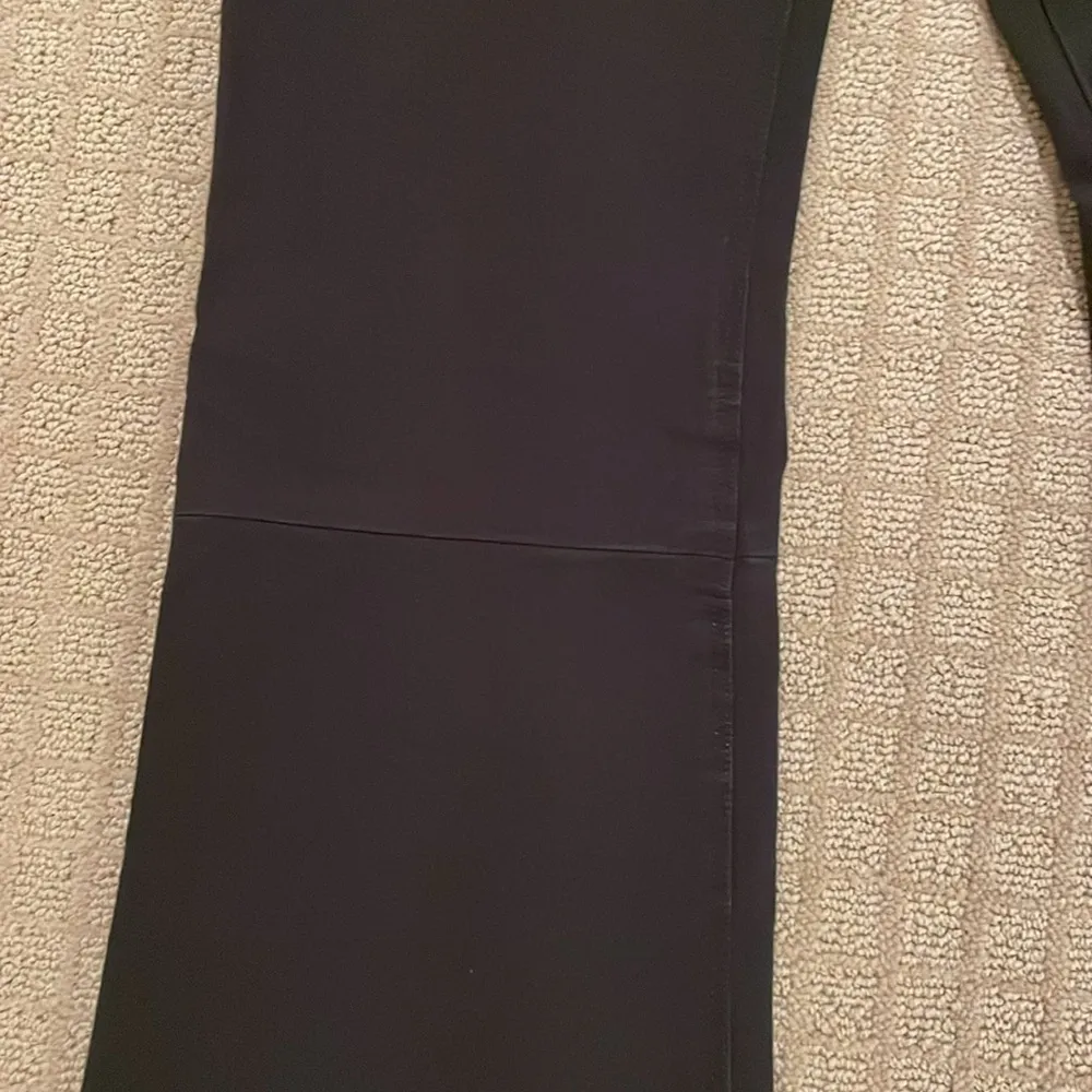 Theory Black Boot Cut Flare Chino Style Pants - Image 4