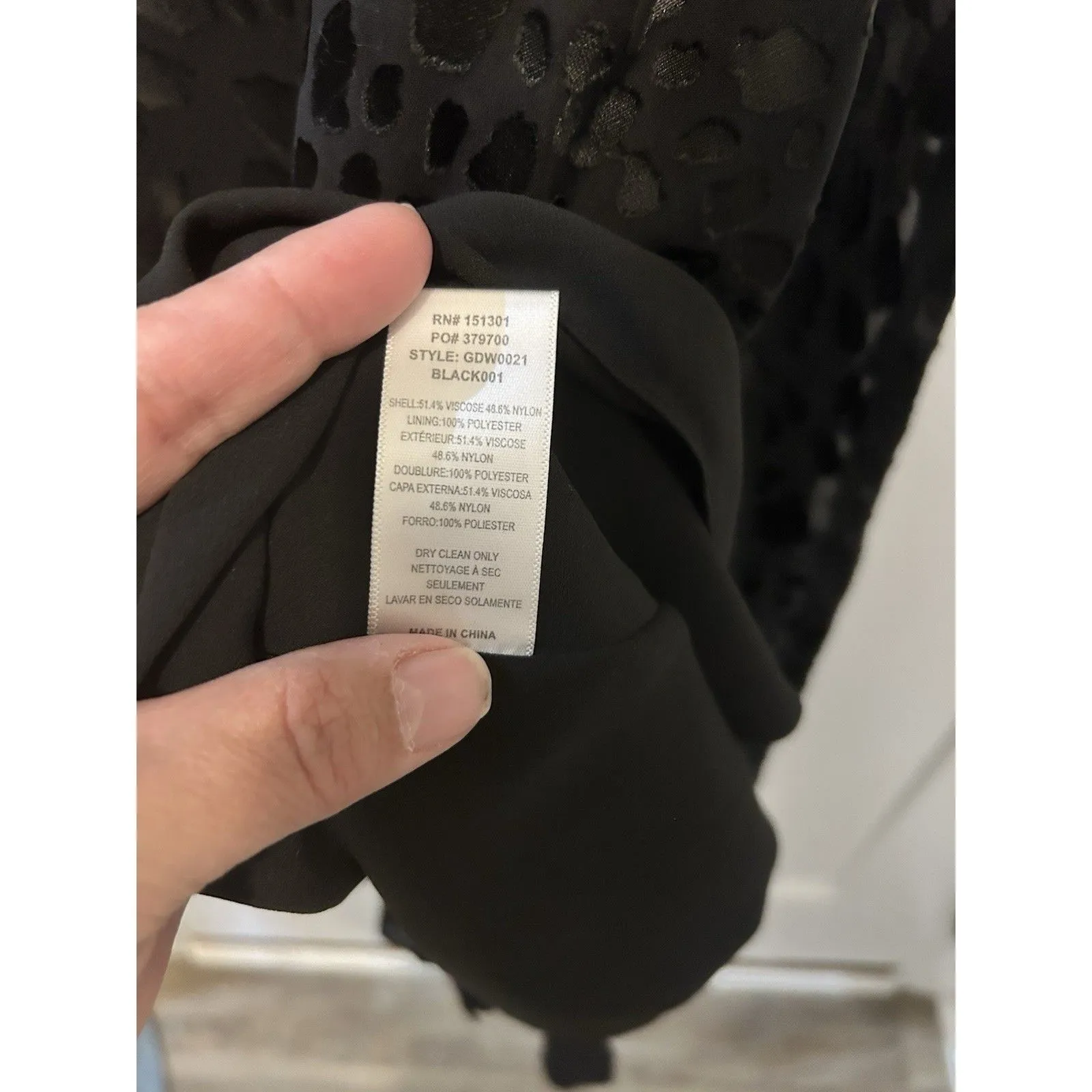 Women's Good American Black Cheetah Animal Print Slip Dress Size 4X (7) Cocktail - Image 4