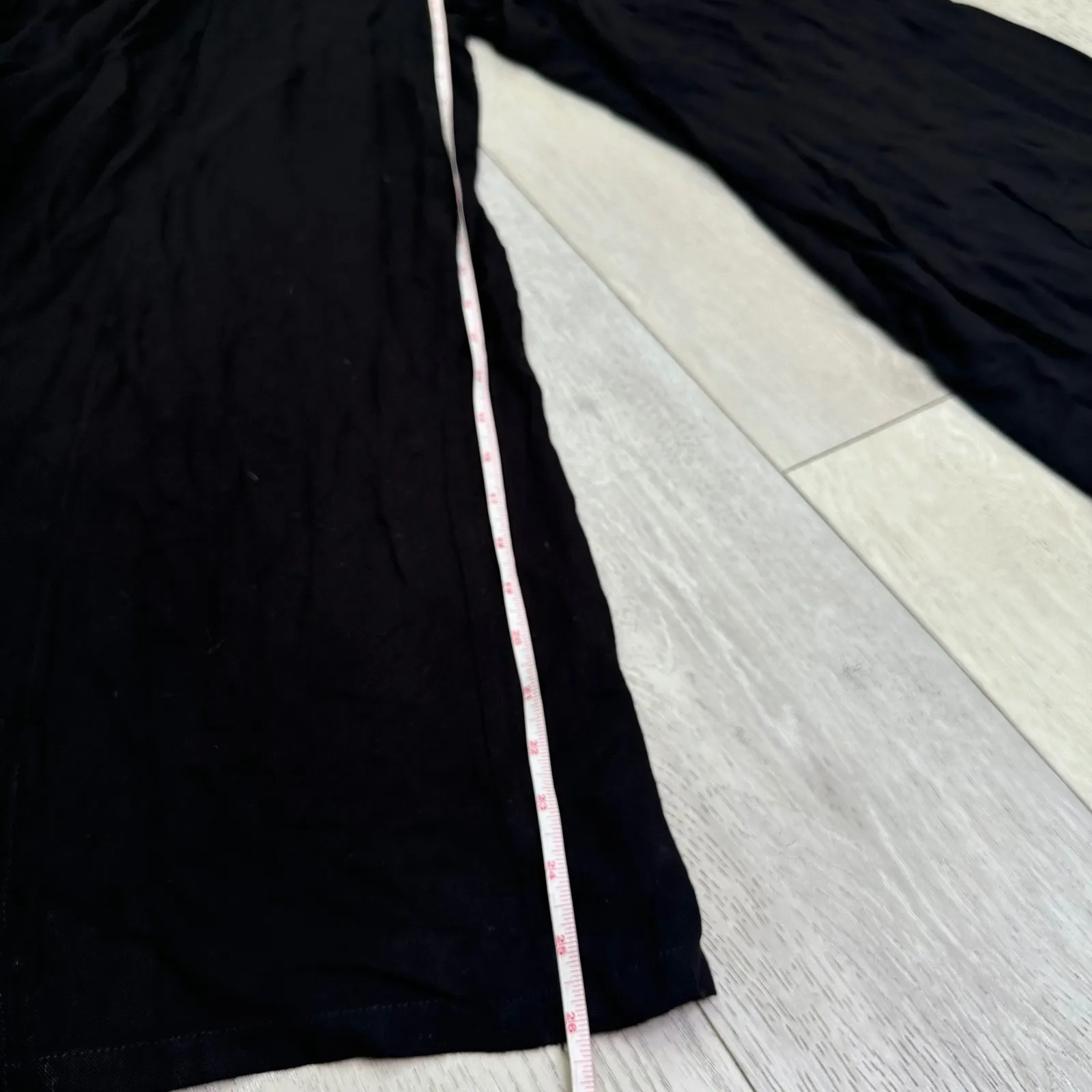 ABS Allen Schwartz white and black wide leg jumper size 10 open back y2k 2000s - Image 8