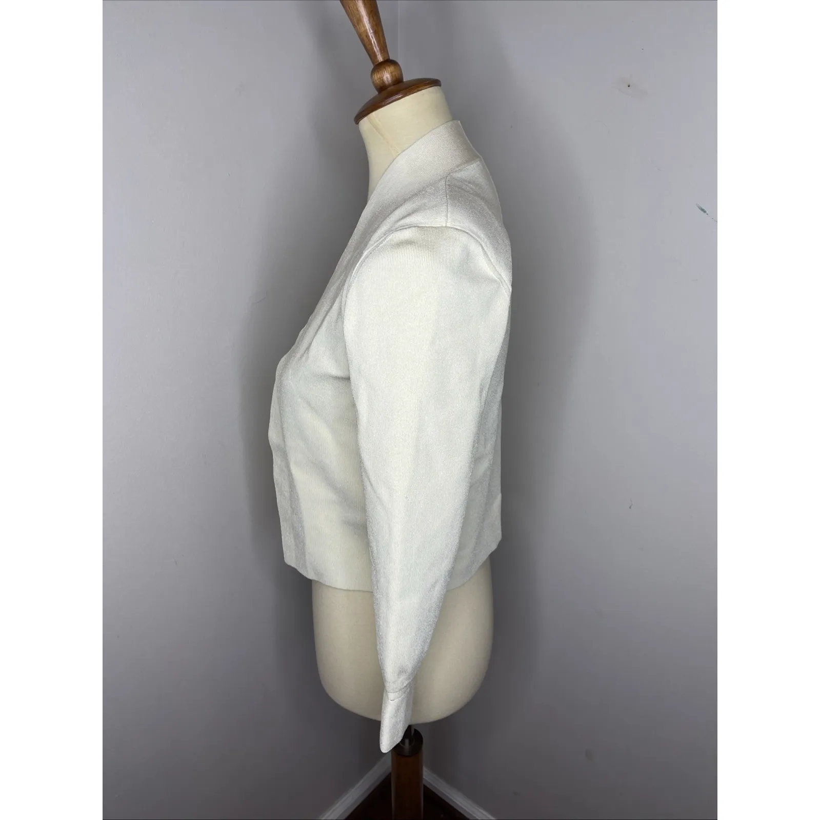 MM Lafleur Sant Ambroeus Jardigan in Ivory XS - Image 3