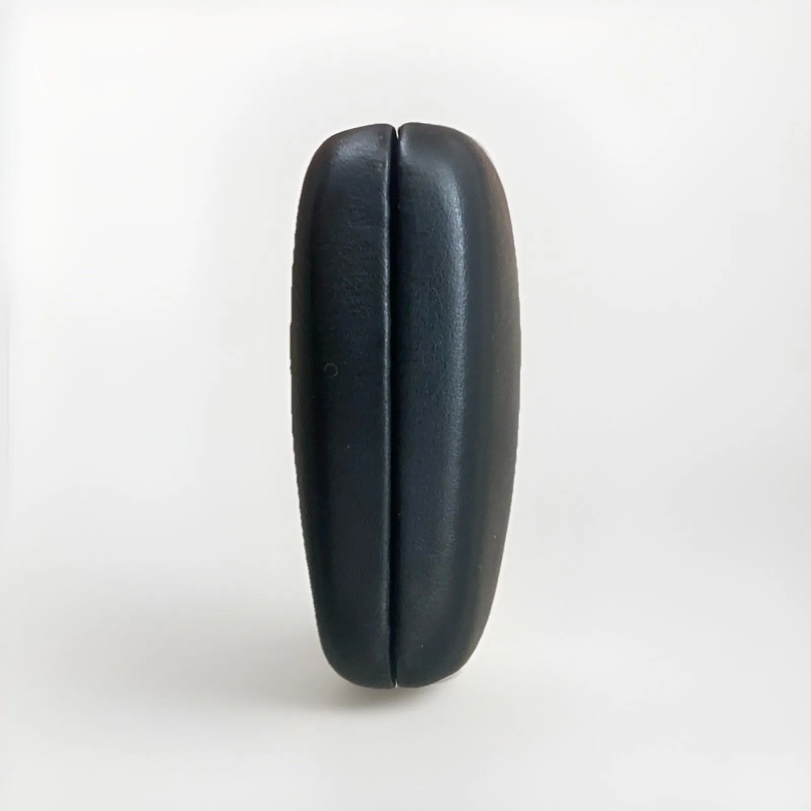 NEW Versace Logo Sunglasses Eyeglass Case Black Leather Cleaning Cloth Designer - Image 7