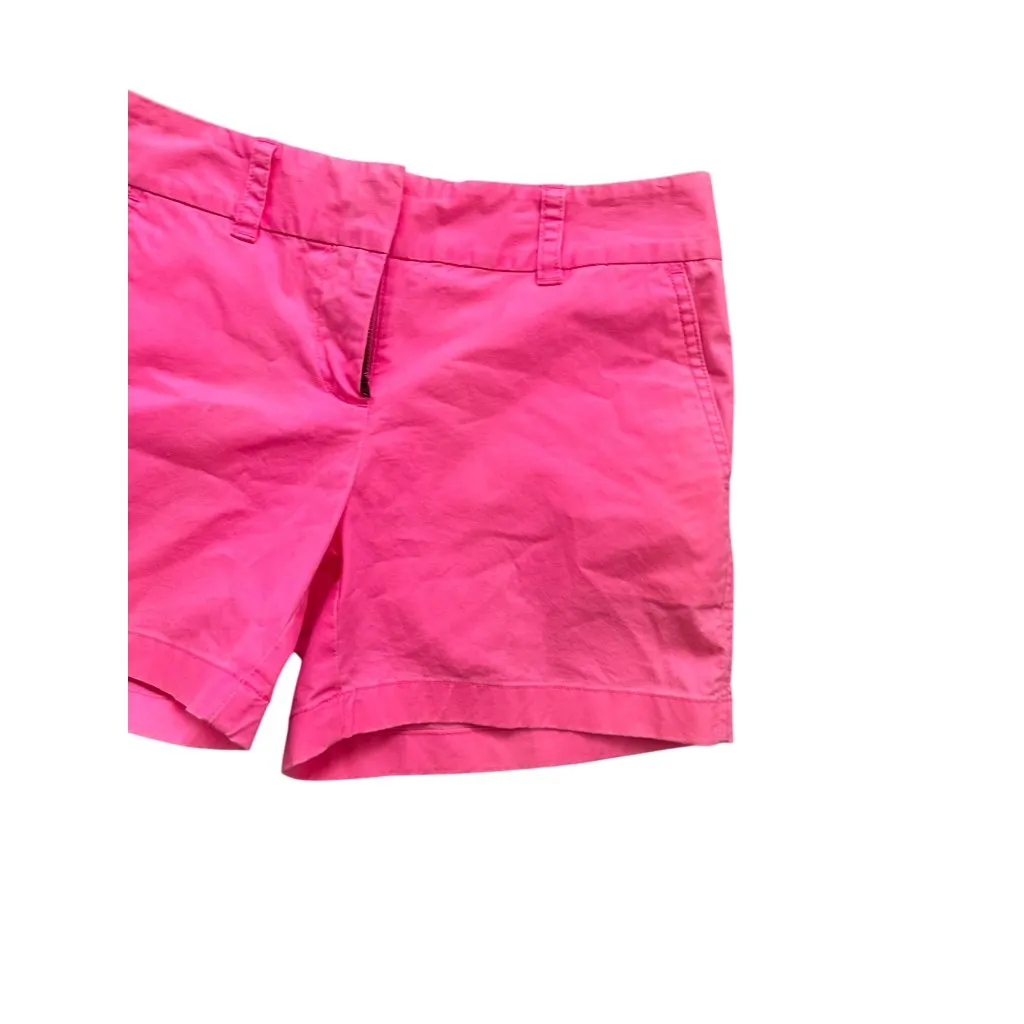 Vineyard Vines  Neon Pink Cotton Blend Shorts Size 2 - Image 3