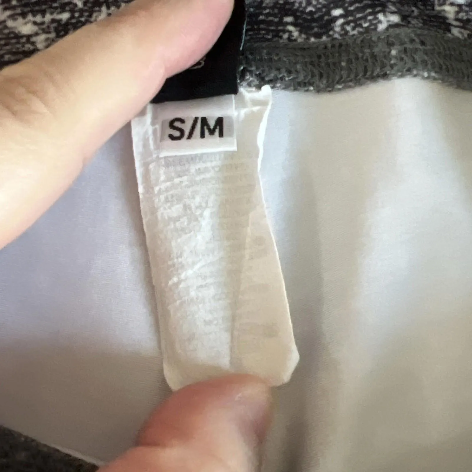 Onzie Snake Print Chevron Stripe Legging Gray Size Small/Medium - Image 6