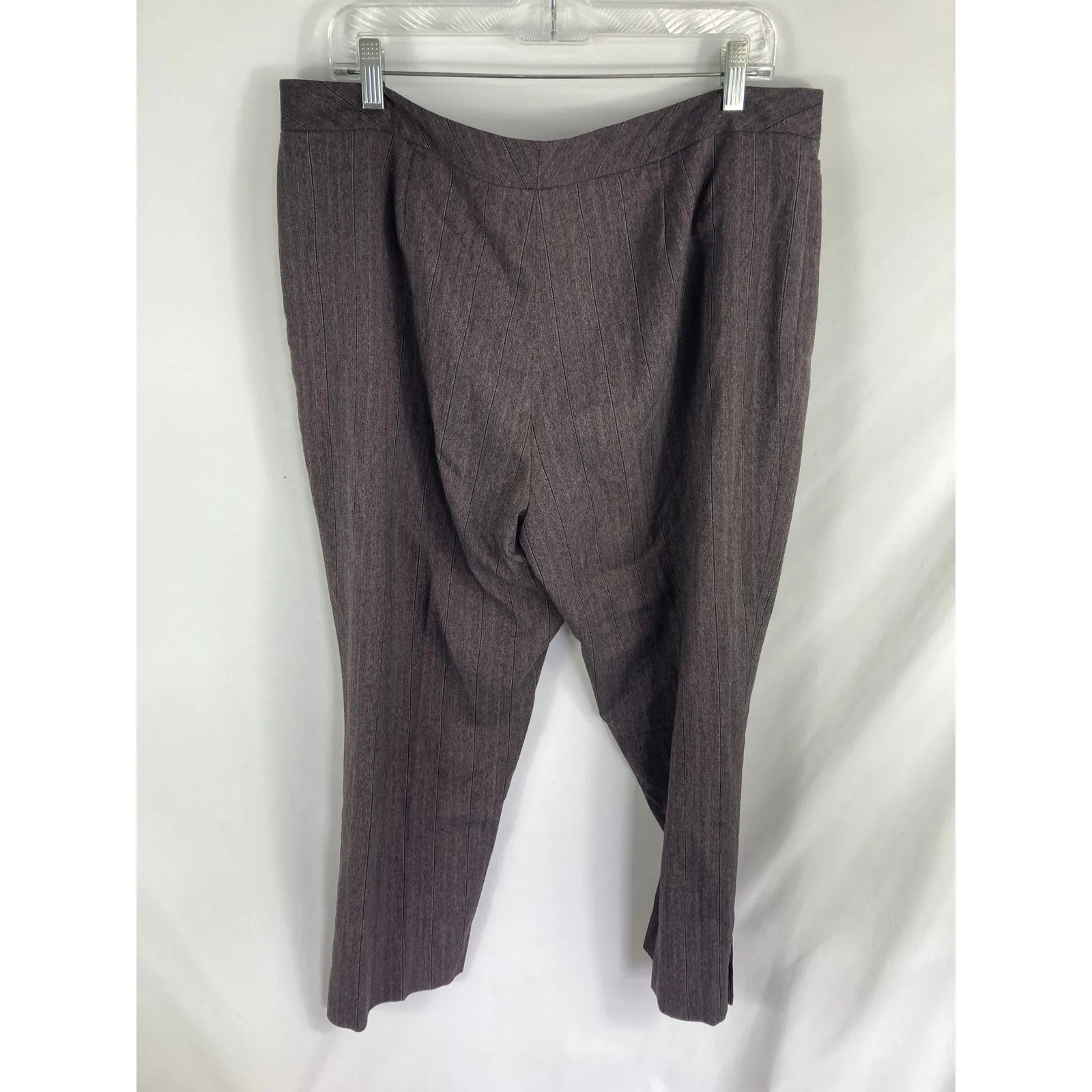 Worthington Works Stretch Separates Brown Dress Pants Size 18 - Image 3