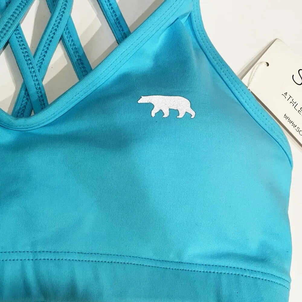 NEW Running Bare XS Sports Bra Strappy Push - Image 6