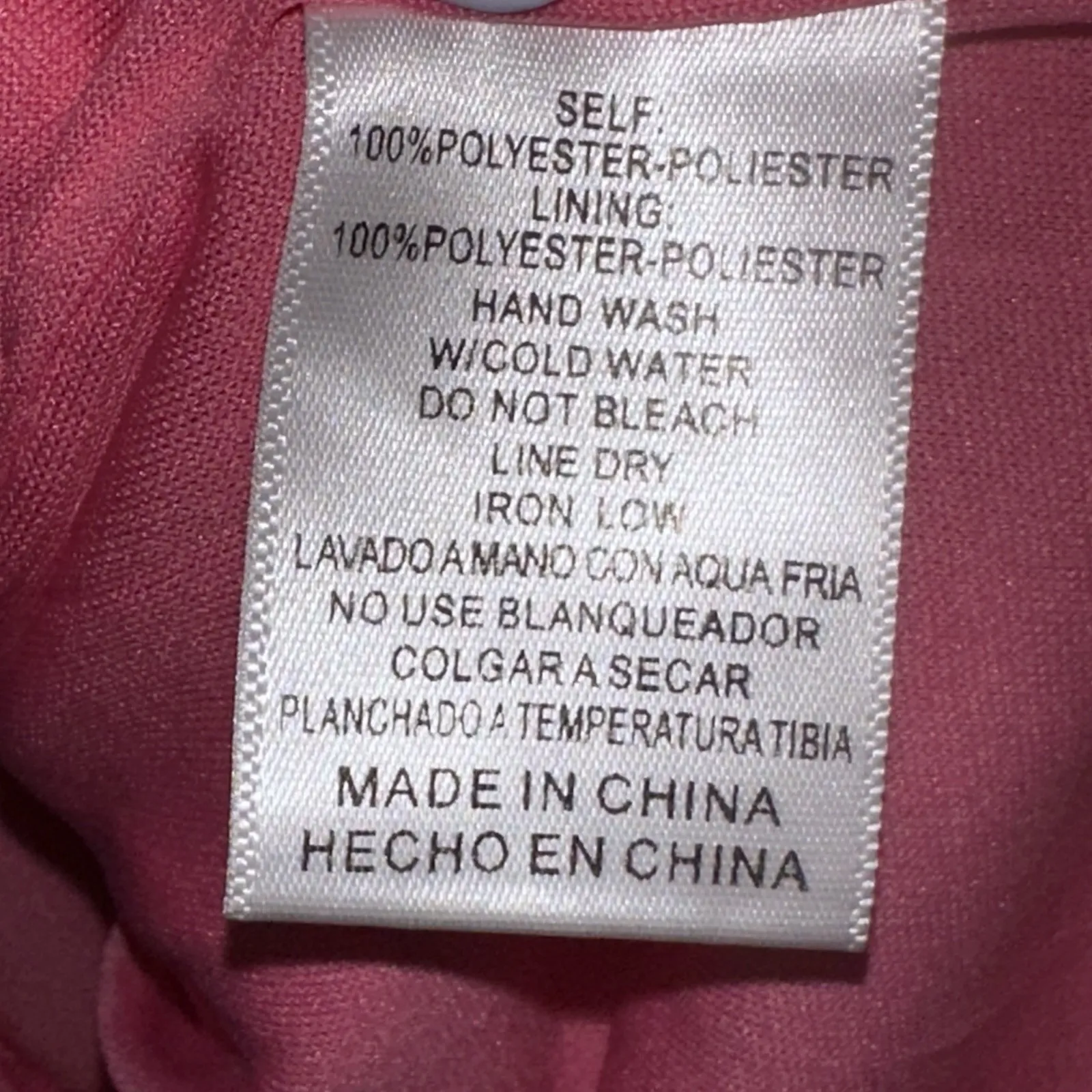 Listicle Womens Romper‎ Dress Sz Small Barbie Pink Chiffon Flirty Caplet Flutter - Image 7