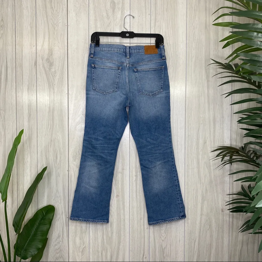 J. Crew 9” Billie Demi Boot Crop Jeans in Christy Wash size 26 BA622 - Image 2