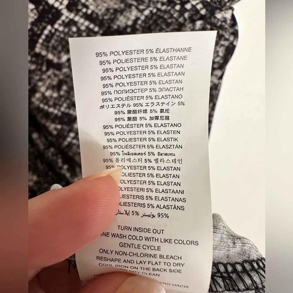 MICHAEL Michael Kors MK Snake Print Matte Jersey Ruched Dress - Image 6