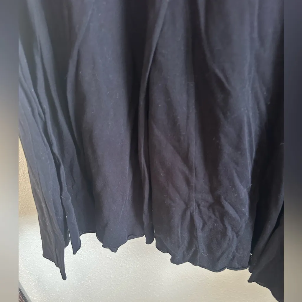 EILEEN FISHER BLACK FLARE SKIRT. - Image 4