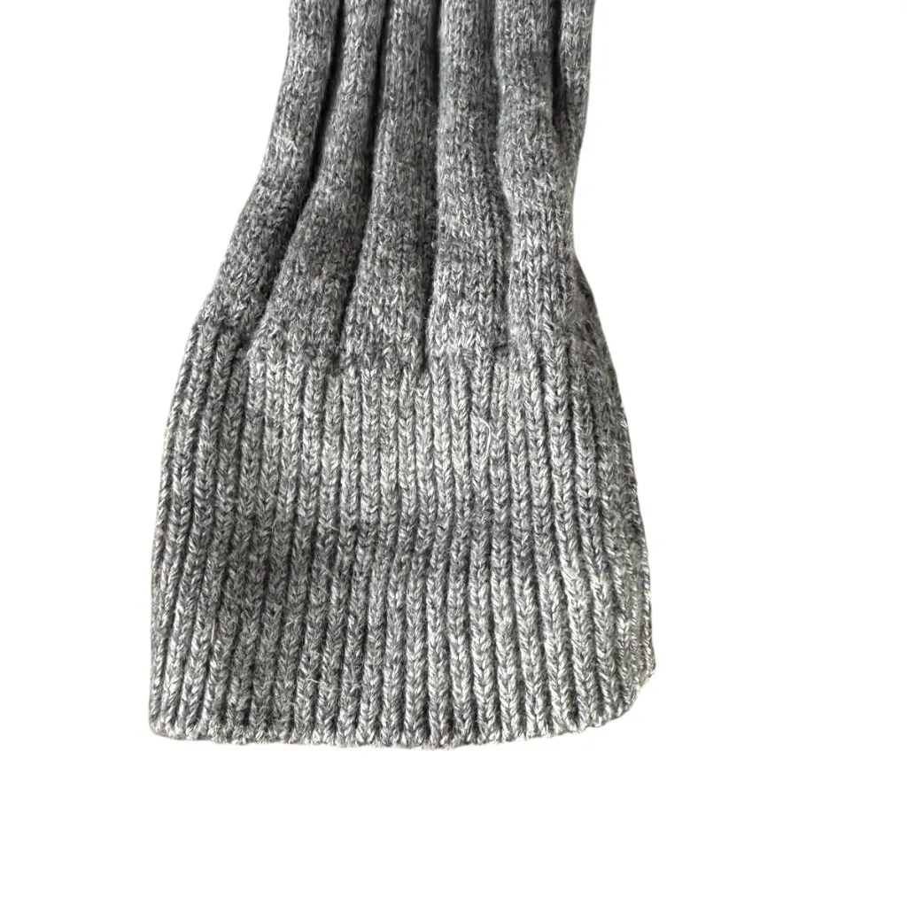 Abercrombie & Fitch XS gray long sleeve mock neck ribbed pullover sweater - Image 7