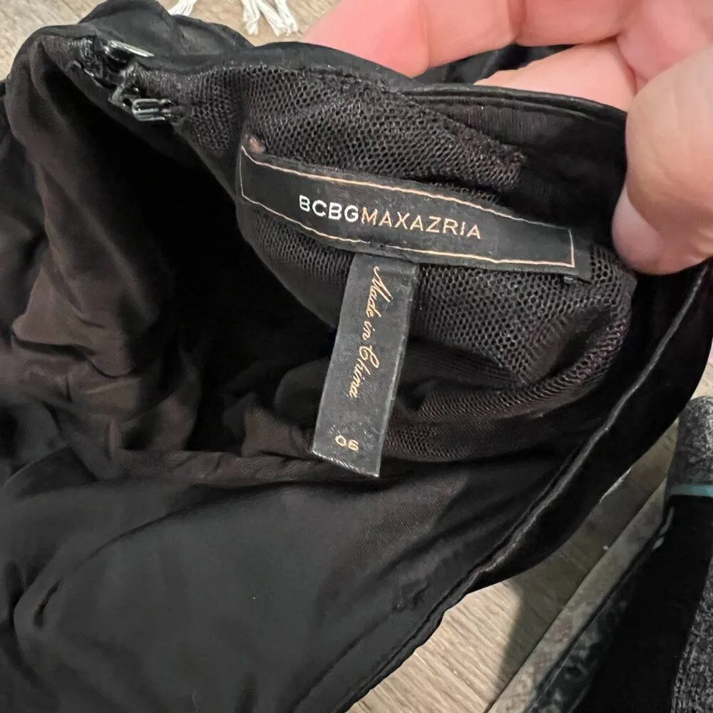 BCBG Maxarzia black halter mini dress 6 - Image 7