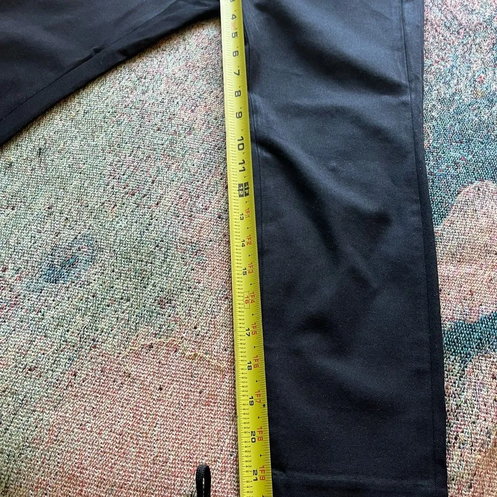 Banana Republic Black Ankle Pants Cropped Sloan Fit Trousers Capri Formal SZ 0P - Image 11