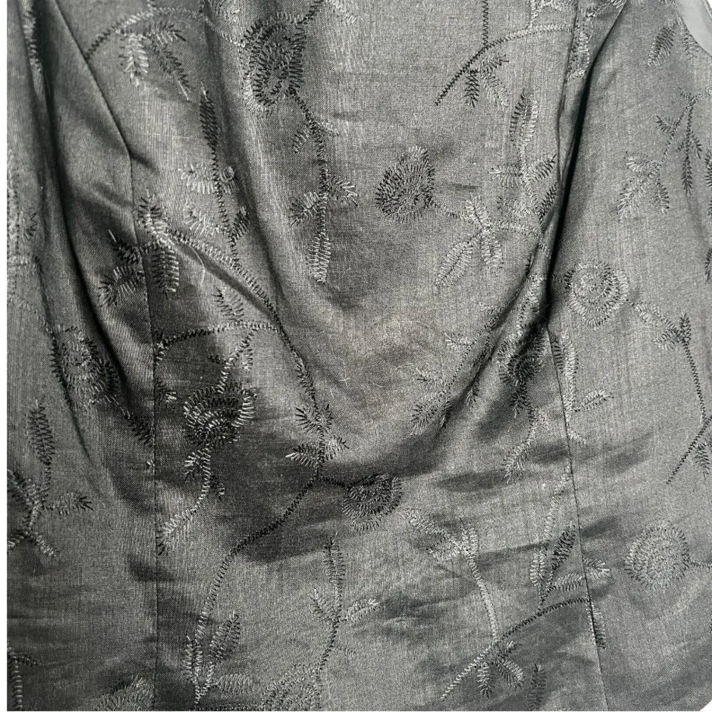 Vintage Le Suit Black Blazer, Pants &‎ Top Set Size 14 - Image 12