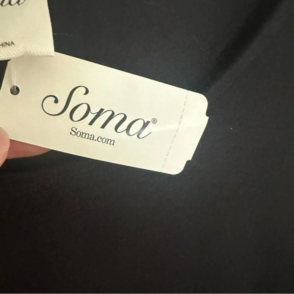 Soma Soft Jersey Side Slit Tunic Cranberry Size XS - Image 3